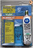 Inflatable Life Jacket Rearming Kit, Automatic, 38 g, 1/2" Threaded