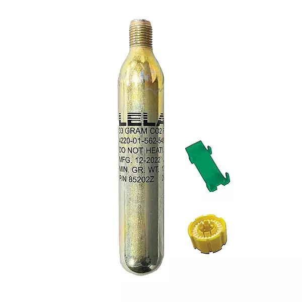 V90000 Automatic, 33 gram CO2, 1/2" Thread, Inflatable PFD Rearming Kit