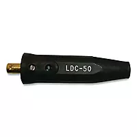 Lenco 05433 LDC-50 Black Male Dinse Style Cable Connector