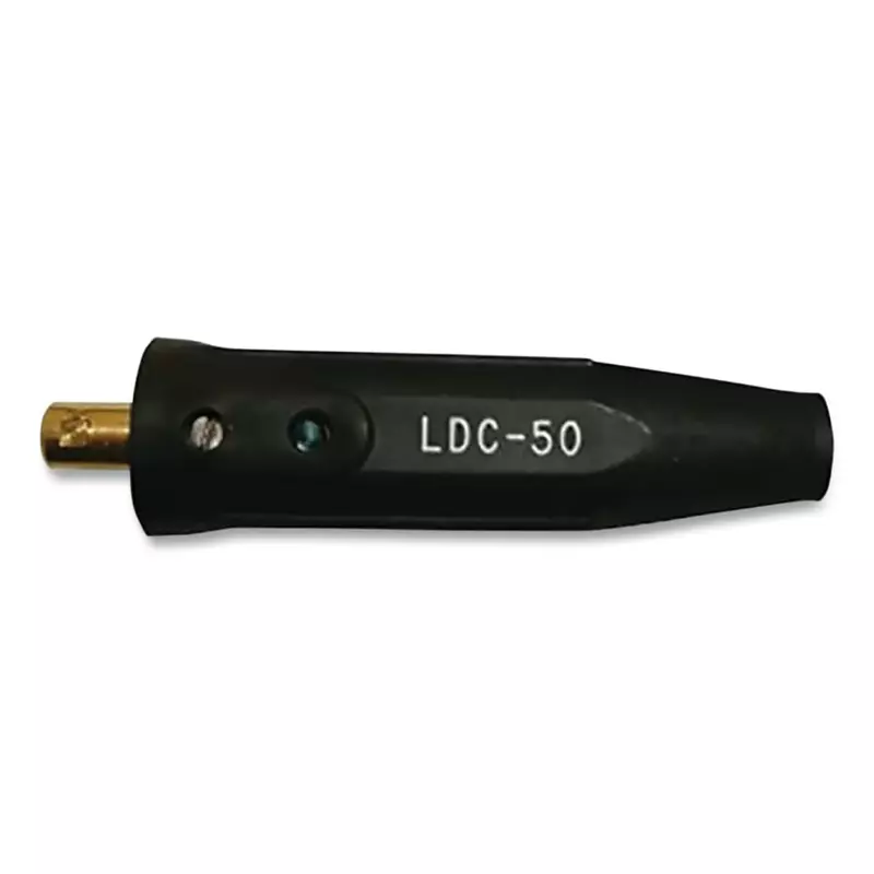 Lenco 05433 LDC-50 Black Male Dinse Style Cable Connector