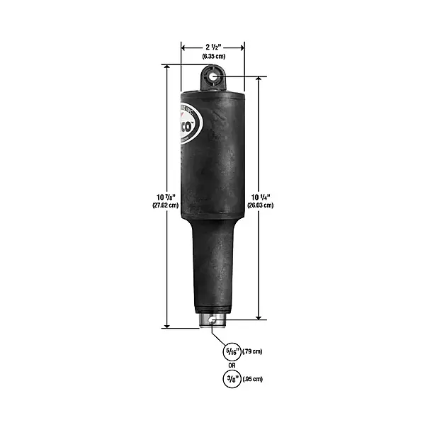 Lenco 101XDS Short Extreme Duty Actuator - 12V - 2-1/4" Stroke w/3/8 Hardware