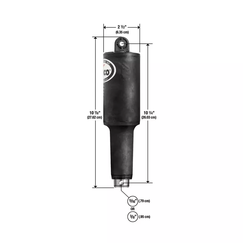Lenco 101XDS Short Extreme Duty Actuator - 12V - 2-1/4" Stroke w/3/8 Hardware