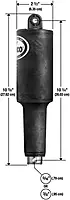 Lenco 101XDS Short Extreme Duty Actuator - 12V - 2-1/4" Stroke w/3/8 Hardware