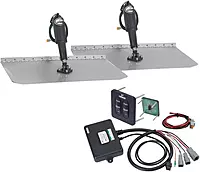 Lenco 12"x12" Standard Trim Tab Kit w/Standard Integrated Switch 12V