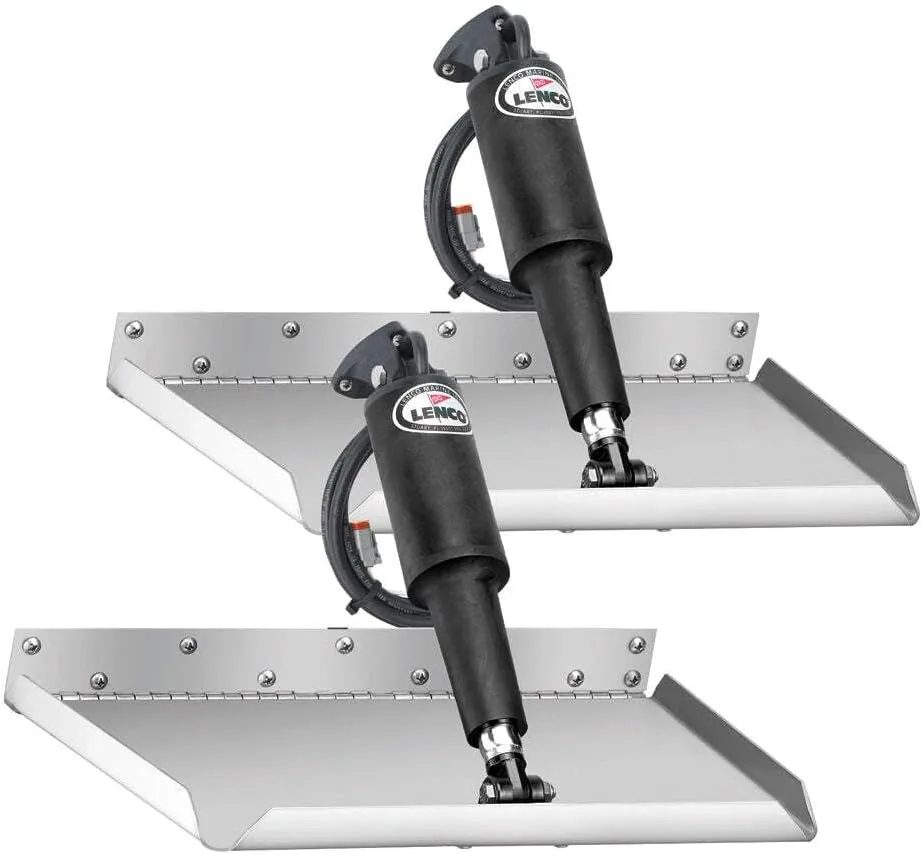 Lenco 15017-101 Trim Tab Kit, 12 x 18, 12V, Edge Mount
