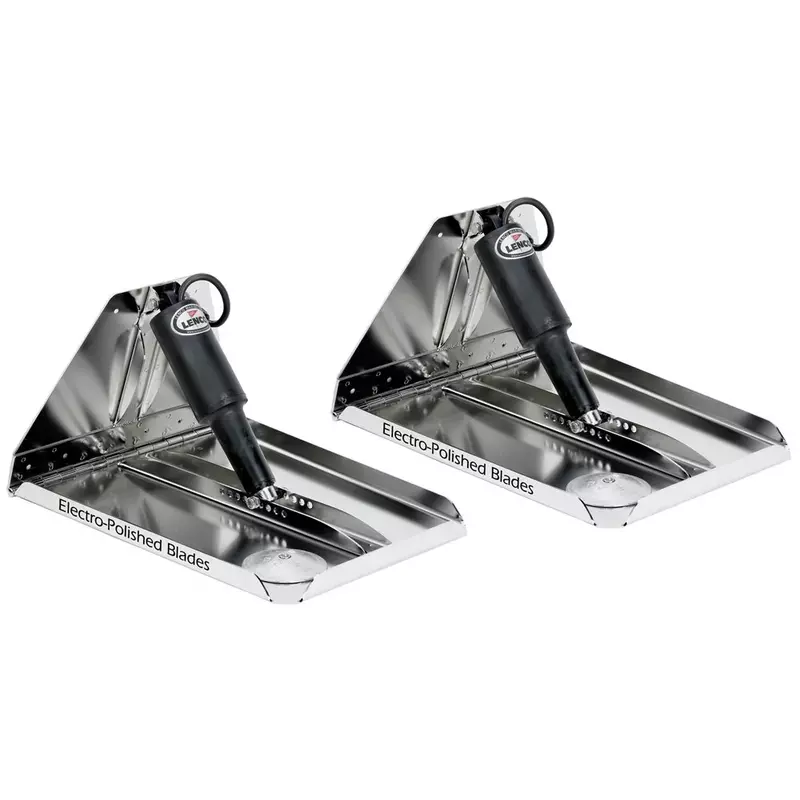 Lenco 16" x 12" Heavy Duty Performance Trim Tab Kit w/o   Switch Kit 12V