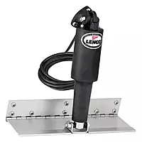 Lenco 4" x 12" Limited Space Trim Tab Kit w/o Switch Kit 12V - Standard Finish - Standard Actuator