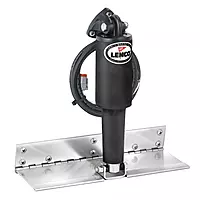 LENCO 4 x 12 Limited Space Trim Tab Kit - 12V Electro-Polished Short Actuator