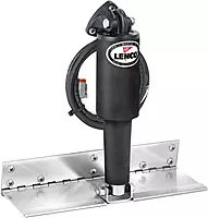 LENCO 4 x 12 Limited Space Trim Tab Kit - 12V Electro-Polished Short Actuator