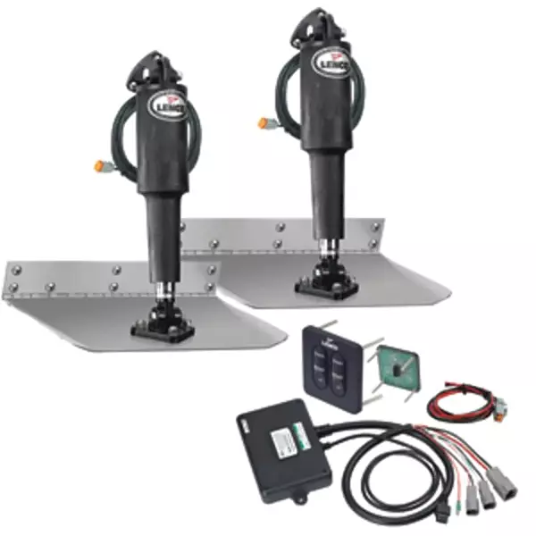 Lenco 9" x 12" Standard Trim Tab Kit w/Standard Integrated Switch Kit 12V