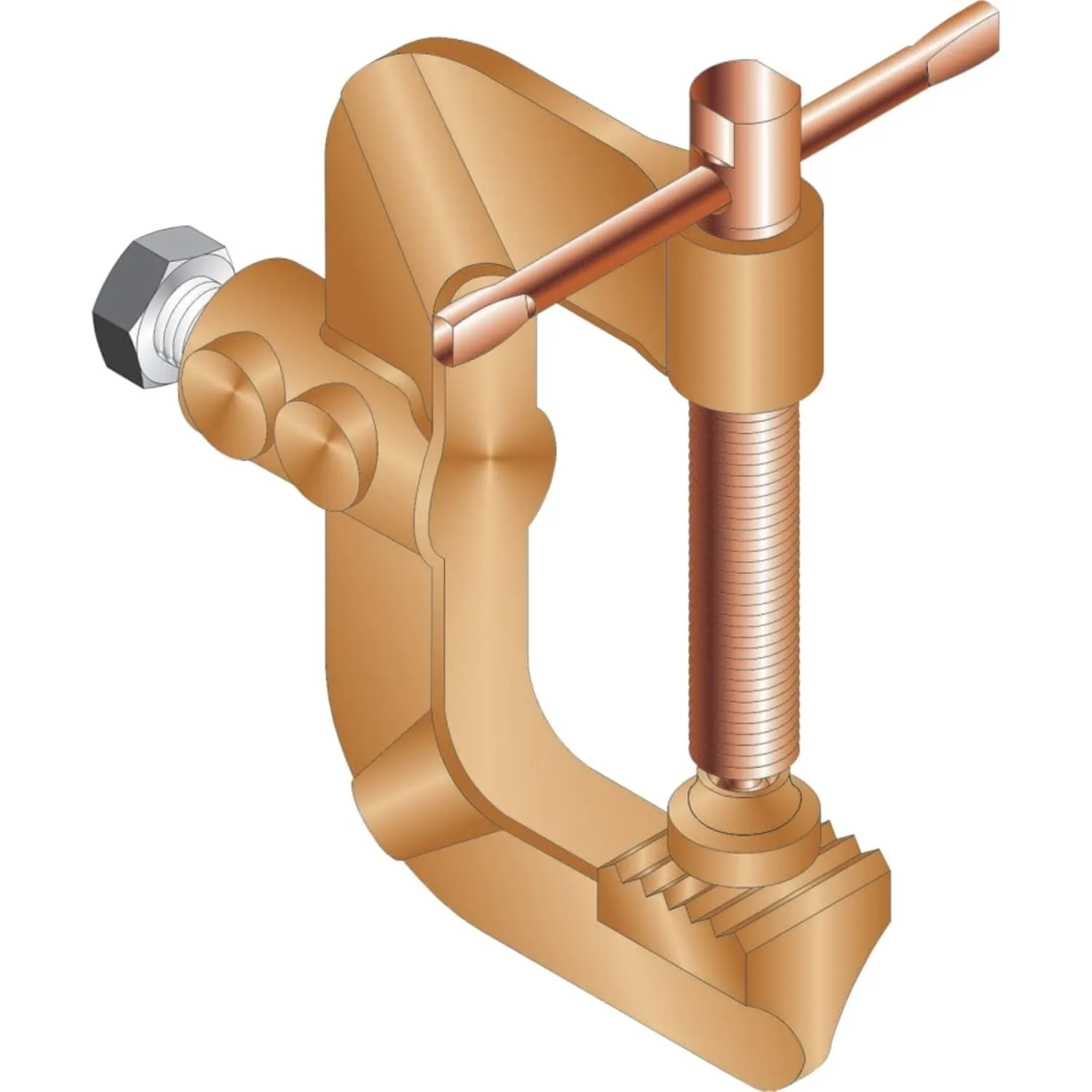 LENCO, 2061, LE G-50 GROUND CLAMP (1/2-13)