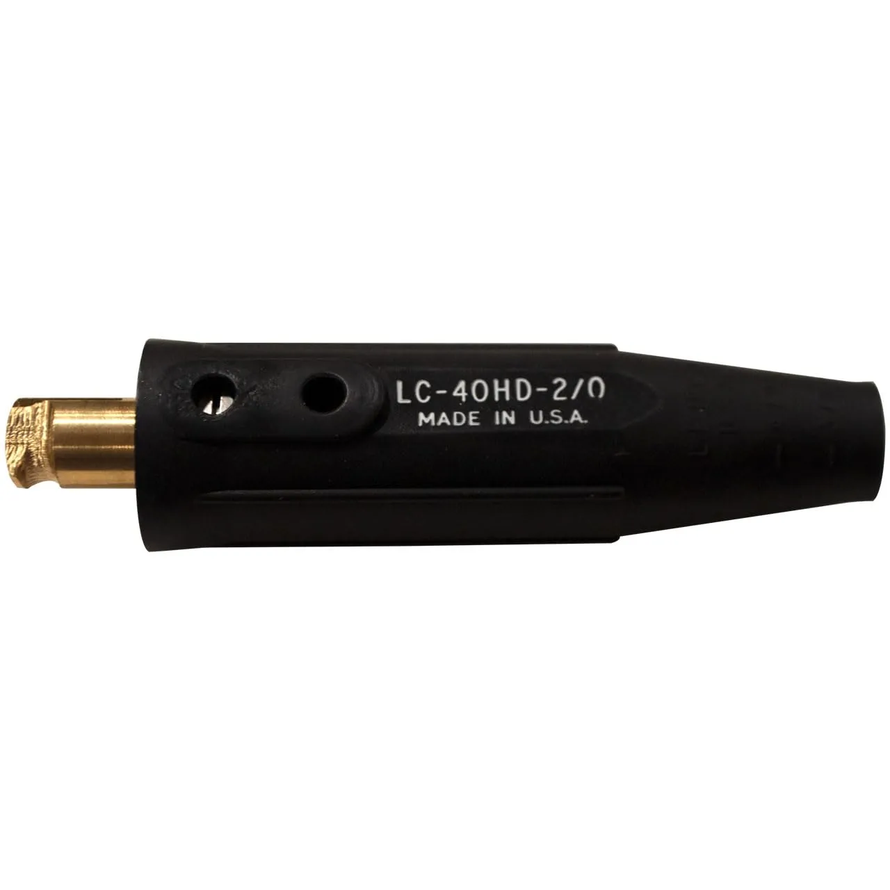 LENCO LC-40HD 2/0 Male Connector - Black