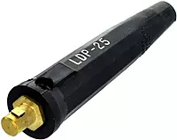 LENCO MARINE Machine Plug, 4-8 AWG, 150 Amps, Black, Outdoor, Welding Cable