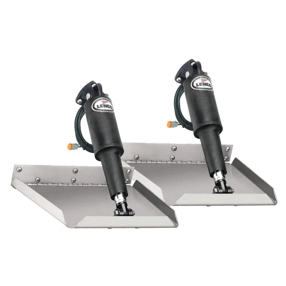 LENCO MARINE 9 x 12 Edge Mount Trim Tab Kit (No Switch)