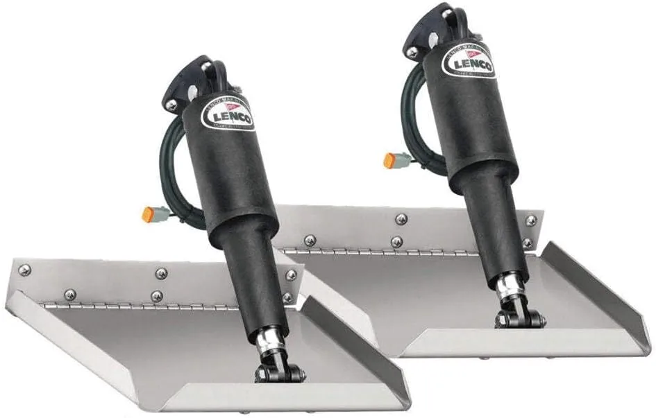 LENCO MARINE 9 x 12 Edge Mount Trim Tab Kit (No Switch)