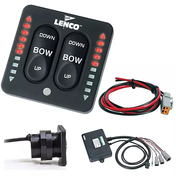Lenco LED Indicator Two-Piece Tactile Switch Kit w/Pigtail f/Single Actuator Systems Electronic Switch