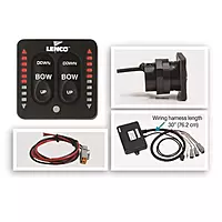 Lenco LED Indicator Two-Piece Tactile Switch Kit w/Pigtail f/Single Actuator Systems Electronic Switch