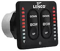 Lenco LED Indicator Two-Piece Tactile Switch Kit w/Pigtail f/Single Actuator Systems Electronic Switch