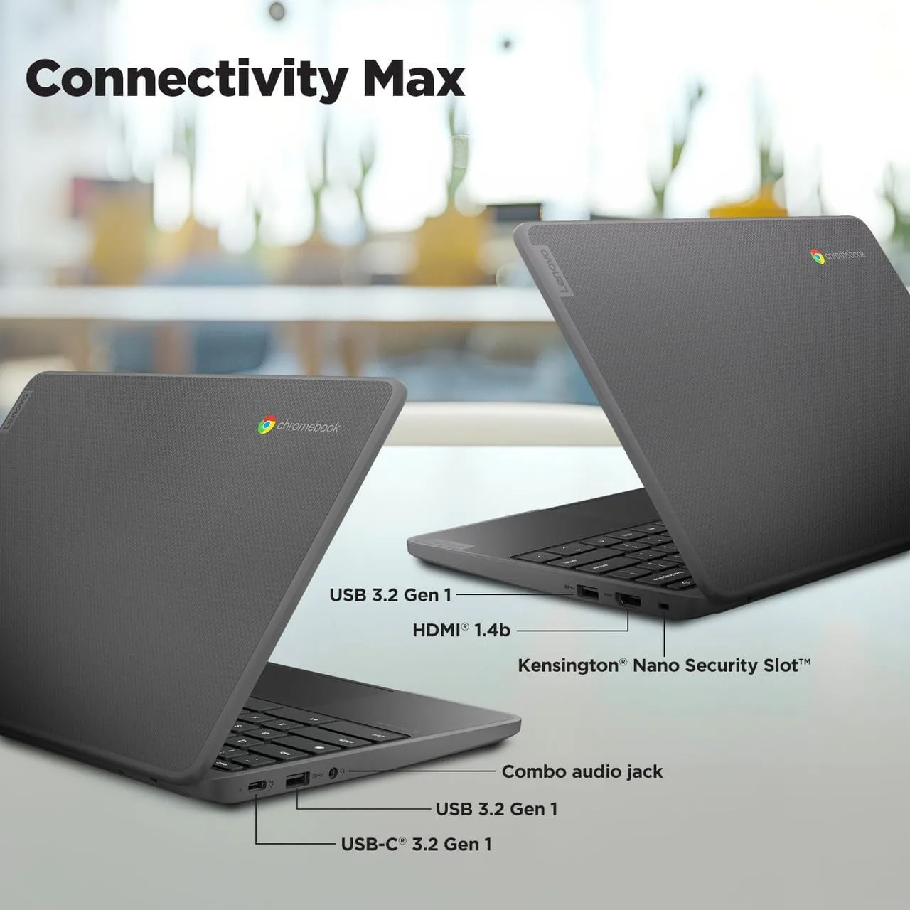 Lenovo 100e Chromebook Gen 4 82W0001FUS 11.6" Chromebook - HD - Octa-core (ARM Cortex A76 + Cortex A55) - 8 GB