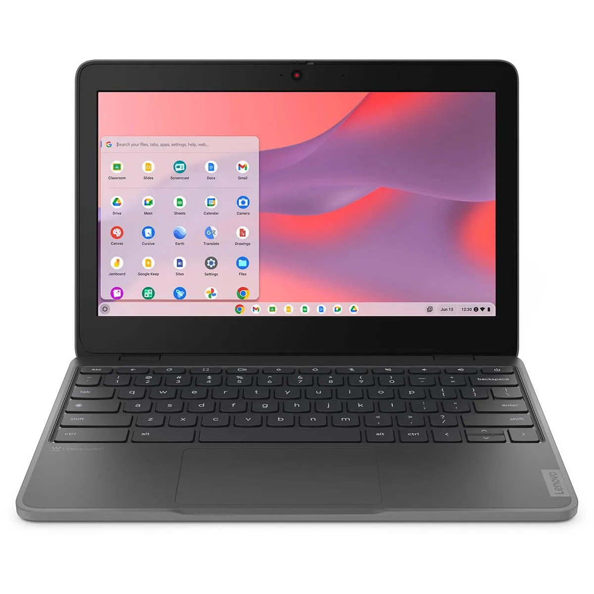 Lenovo 100e Chromebook Gen 4 83G80001US 11.6" Touchscreen Chromebook - HD - Intel N-Series N100-8 GB - 64 GB Flash Memory