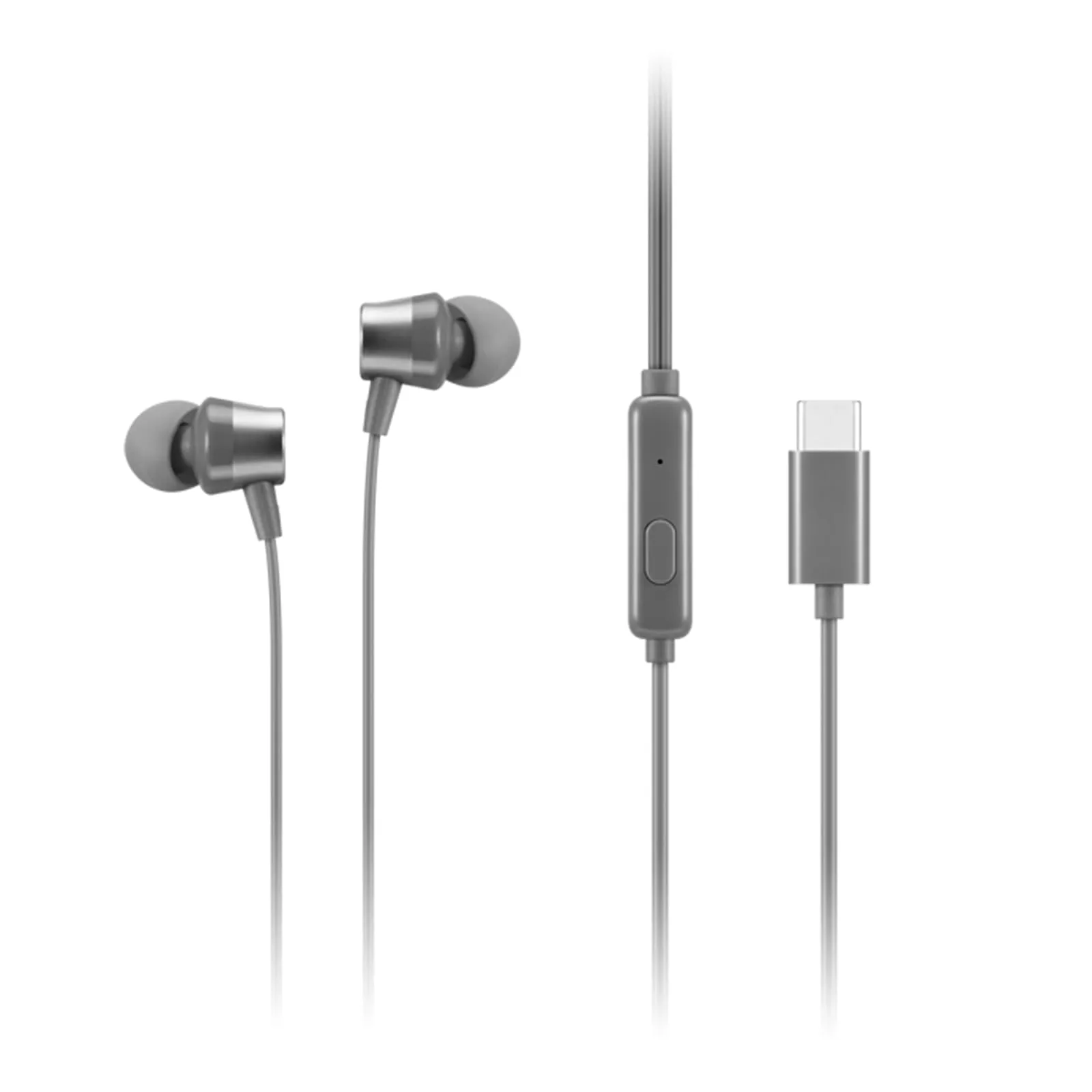 LENOVO In-Ear Wired Headphones with Microphone and 9mm Drivers
