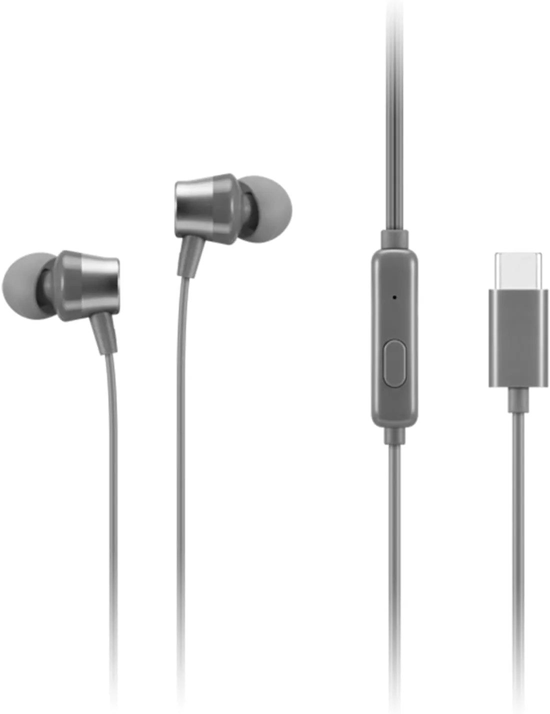LENOVO In-Ear Wired Headphones with Microphone and 9mm Drivers