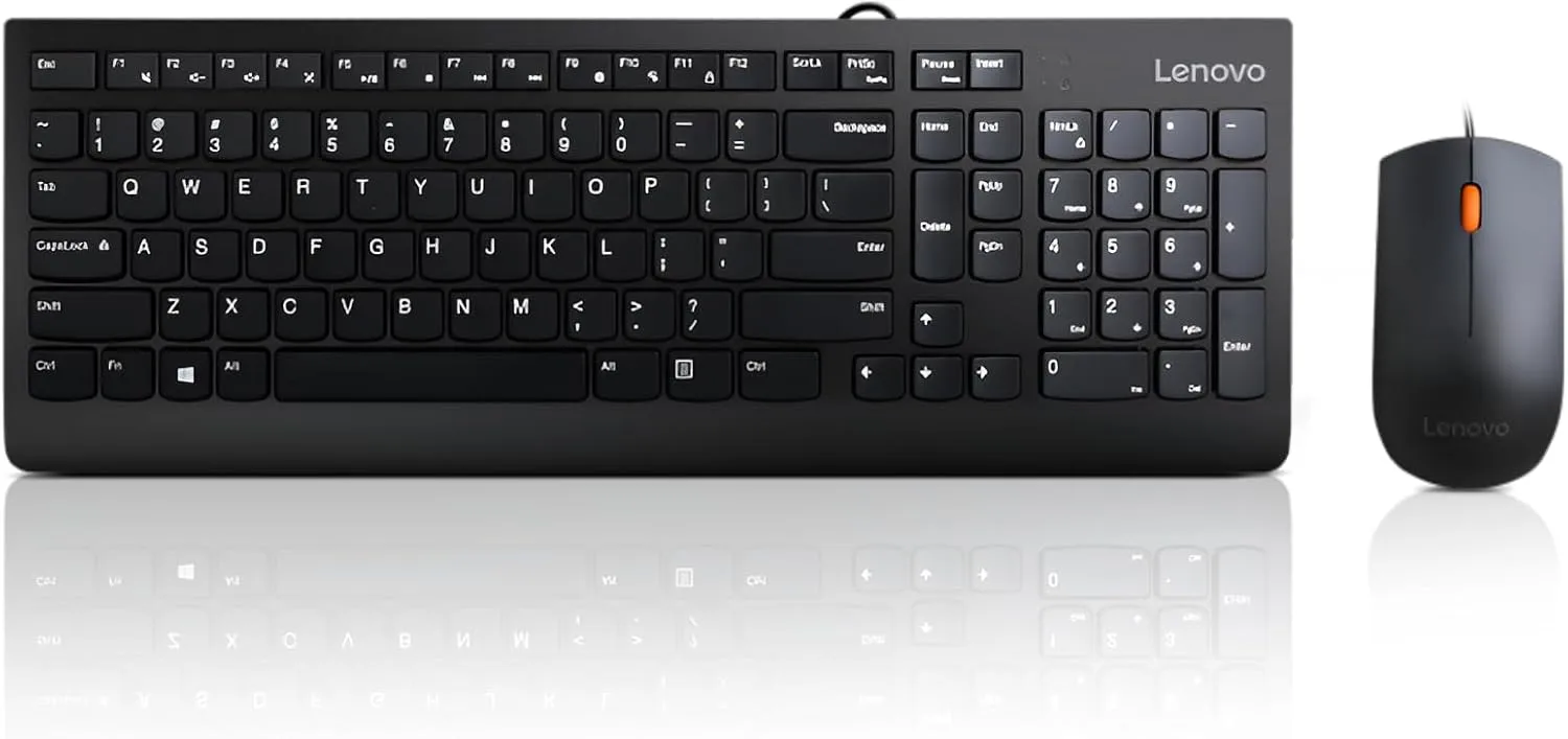 Lenovo 300 USB Wired Keyboard & Mouse