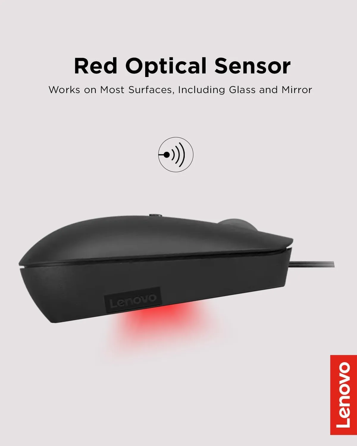 Lenovo USB-C Compact Wired Mouse