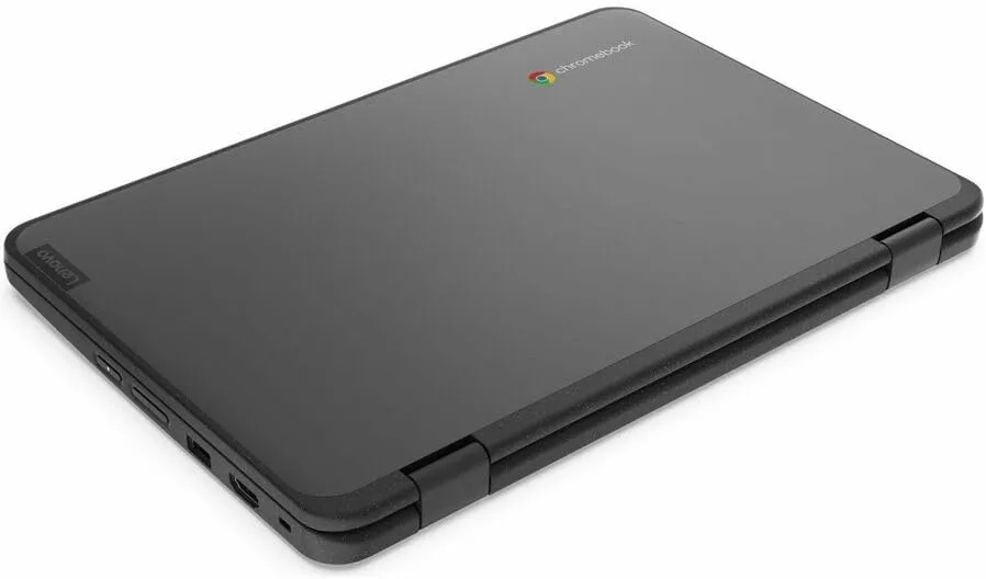 Lenovo 500e Chromebook Gen 4s 83L40001US 11.6" Touchscreen Convertible 2 in 1 Chromebook - HD - Intel N-Series N100-8 GB