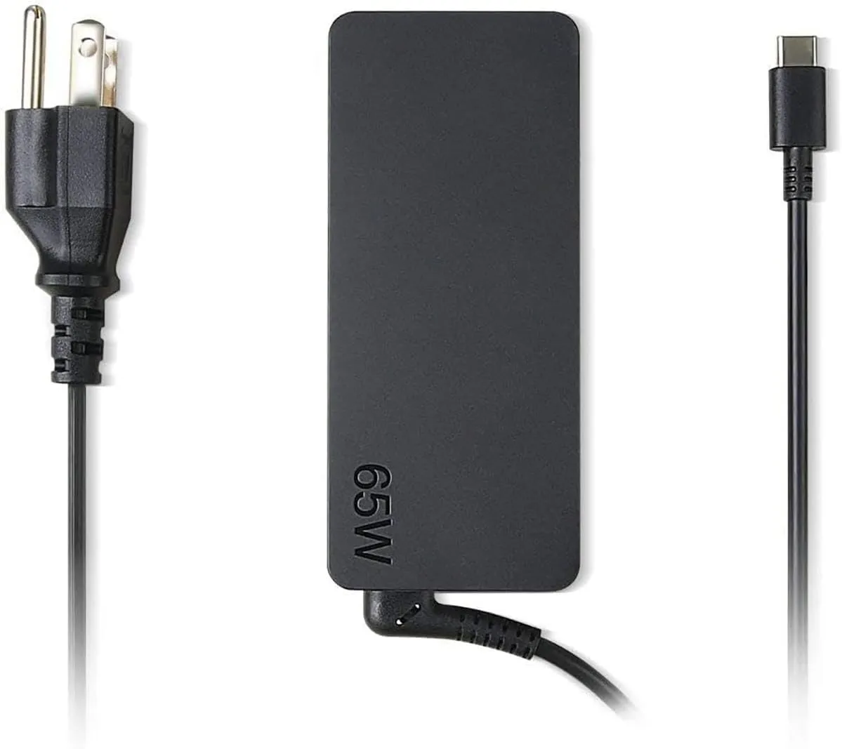 Lenovo USB Type-C 65W AC Adapter, 5.9ft, Black, GX20P92530