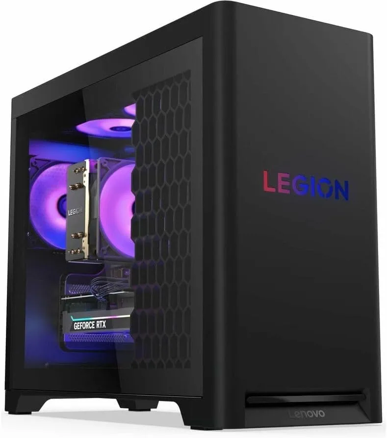 Lenovo Legion T5 30IAS10 90YA0073US Gaming Desktop Computer - Intel Core Ultra 7 265F - 16 GB - 1 TB SSD - Tower - Eclipse Black - Intel B860 Chip - Windows 11 Pro - NVIDIA GeForce RTX 5060 8 GB GDDR7