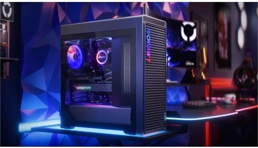 Lenovo Legion T7 34IAS10 90Y6003JUS Gaming Desktop Computer - Intel Core Ultra 9 285K - 64 GB - 2 TB SSD - Storm Gray RTX 5080