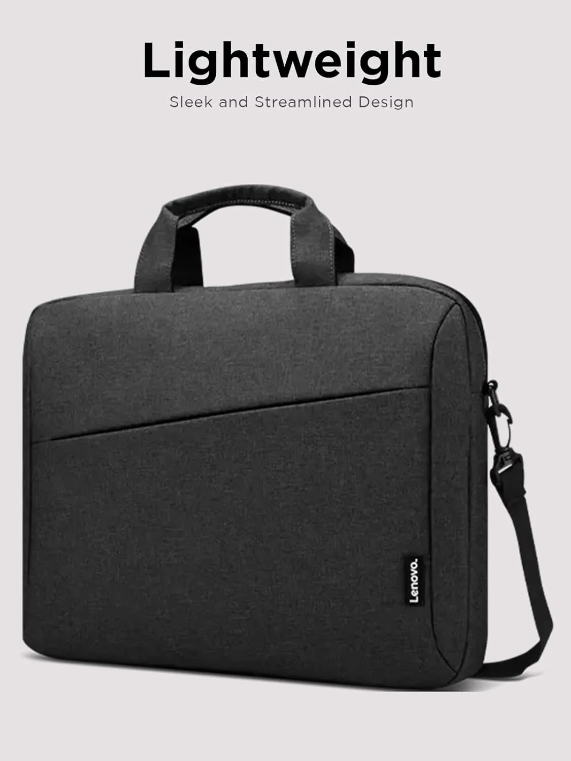 Lenovo Laptop Bag T210, Messenger Shoulder Bag for Laptop or Tablet, Sleek