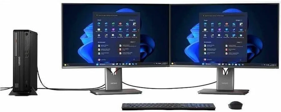 Lenovo ThinkCentre M70s Gen 6 12YK001AUS Desktop AI Computer - Intel Core Ultra 5 225-16 GB - 512 GB SSD - Small Form Factor - Black - Intel Q870 Chip - Windows 11 Pro - Intel DDR5 SDRAM - DVD-Write