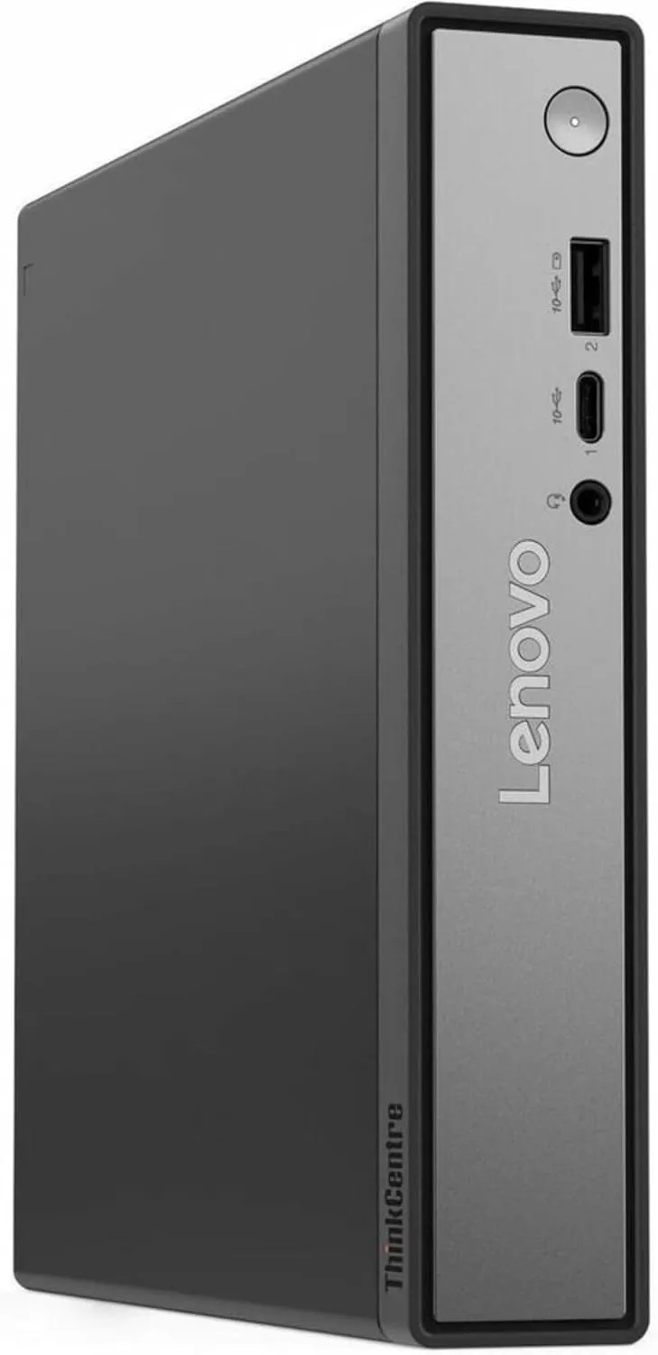Lenovo ThinkCentre neo 50q QC 13C8000YUS Desktop Computer - Snapdragon X X1-26-100 - 16 GB - 256 GB SSD - Tiny - Eclipse Black