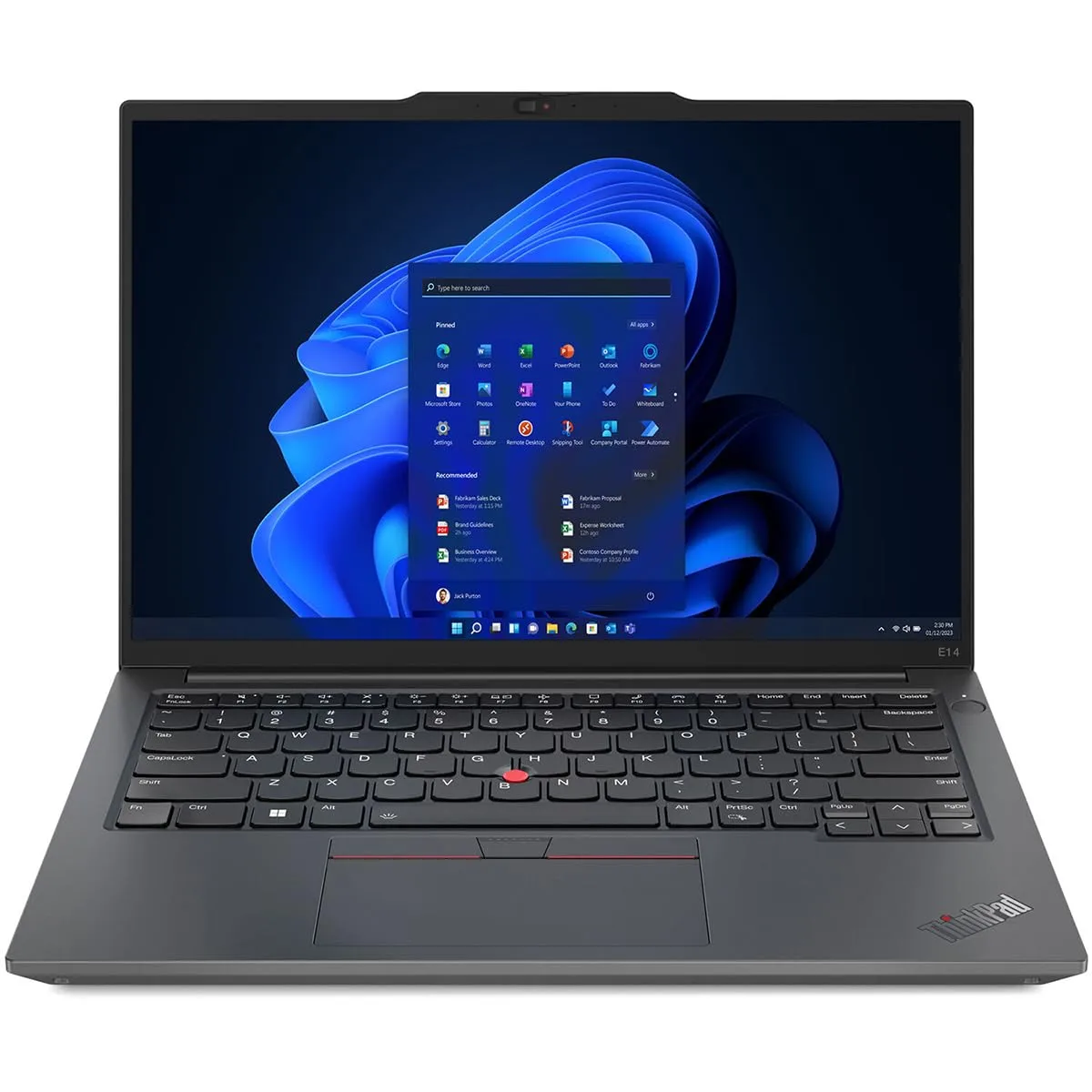 Lenovo ThinkPad E14 Gen 5 21JK0053US 14" Touchscreen Notebook - WUXGA - 1920 x 1200