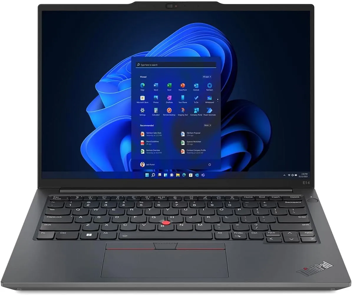 Lenovo ThinkPad E14 Gen 5 21JK0053US 14" Touchscreen Notebook - WUXGA - 1920 x 1200