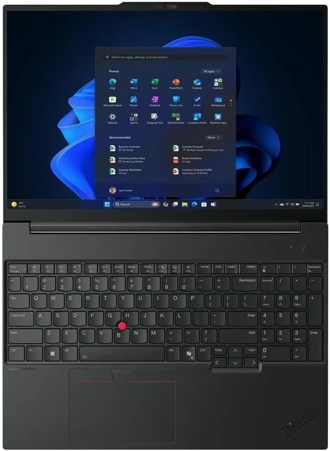 Lenovo ThinkPad E16 Gen 3 21SR0033US 16" WUXGA Notebook - Core Ultra 7, 16GB, 512GB