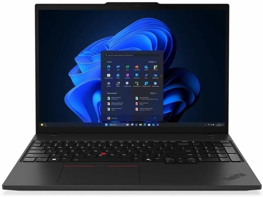Lenovo ThinkPad T16 Gen 4 21QN0046US 16 inch Touchscreen Copilot+ PC Notebook - AMD Ryzen AI 7 PRO, 32GB, 512GB SSD, WUXGA, Windows 11 Pro