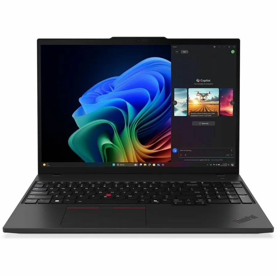 Lenovo ThinkPad T16 Gen 4 21QN0045US 16" Copilot+ PC Notebook - WUXGA - AMD Ryzen AI 5 PRO 340-16 GB - 256 GB SSD - English Keyboard - Black