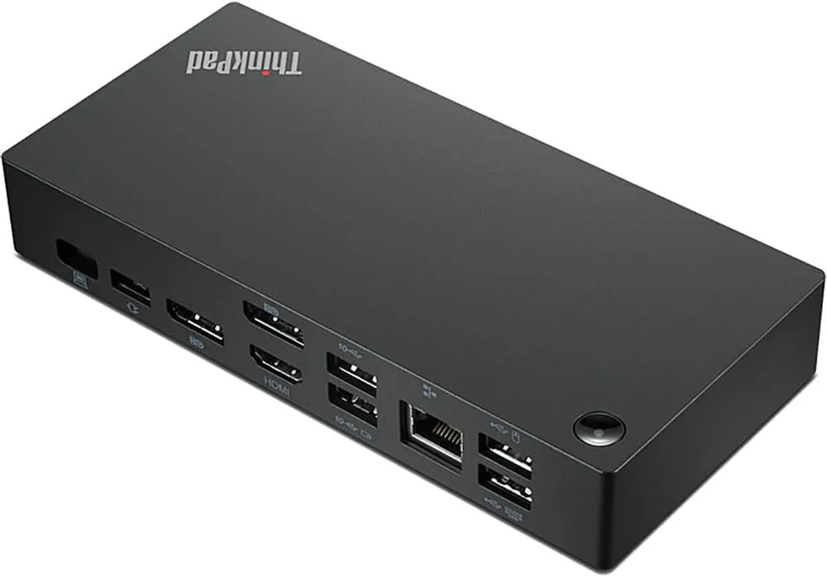 Lenovo ThinkPad Universal USB-C Smart Dock - for Notebook/Desktop PC - 96 W - USB Type C - 4K - 3840x 2160 - 40B20135US