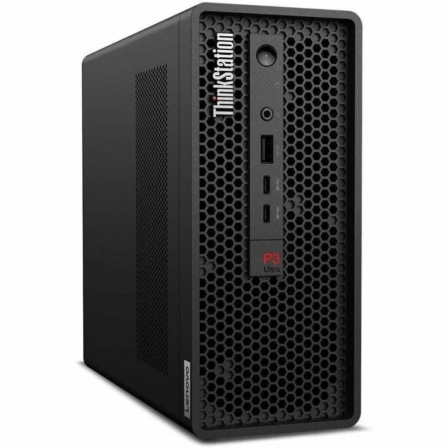 Lenovo ThinkStation P3 Ultra Gen 2 30J50033US Workstation - 1 x Intel Core Ultra 9 2nd Gen 285 - 32 GB - 1 TB SSD - SFF - Black