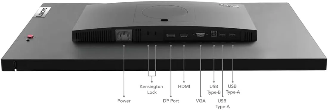 Lenovo ThinkVision P24h-30 24in Class WQHD LED Monitor - 63B3GAR6US