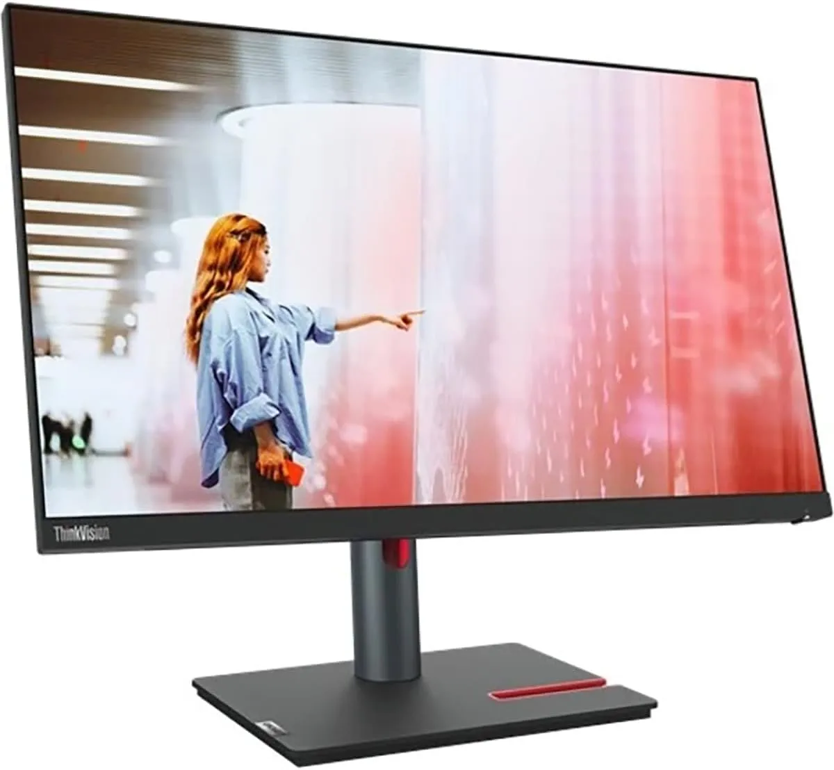 Lenovo ThinkVision P24q-30 24in Class WQHD LED Monitor - 16:9 - Raven Black - 23.8in Viewable