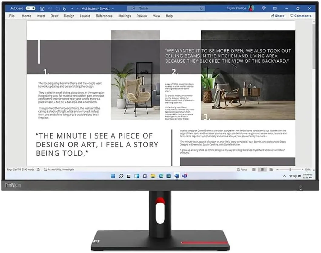 Lenovo ThinkVision S27i-30 27 Full HD LED Monitor - 16:9 - Storm Gray