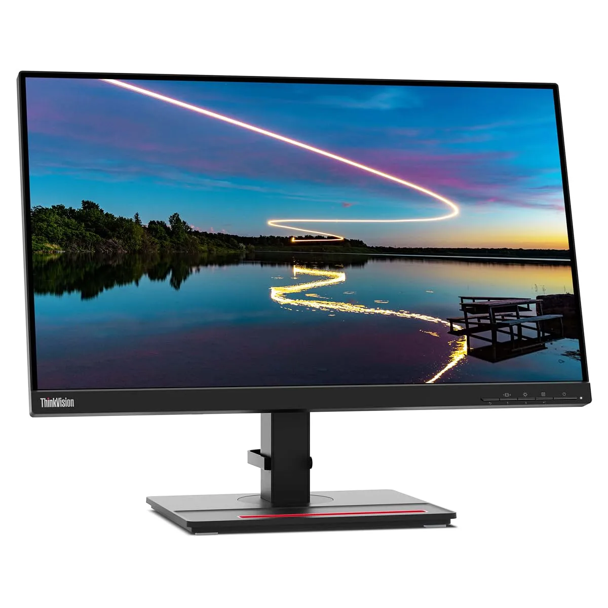 Lenovo ThinkVision T24m-20 24in Class Full HD LED Monitor - 16:9 - Raven Black - 23.8in Viewable