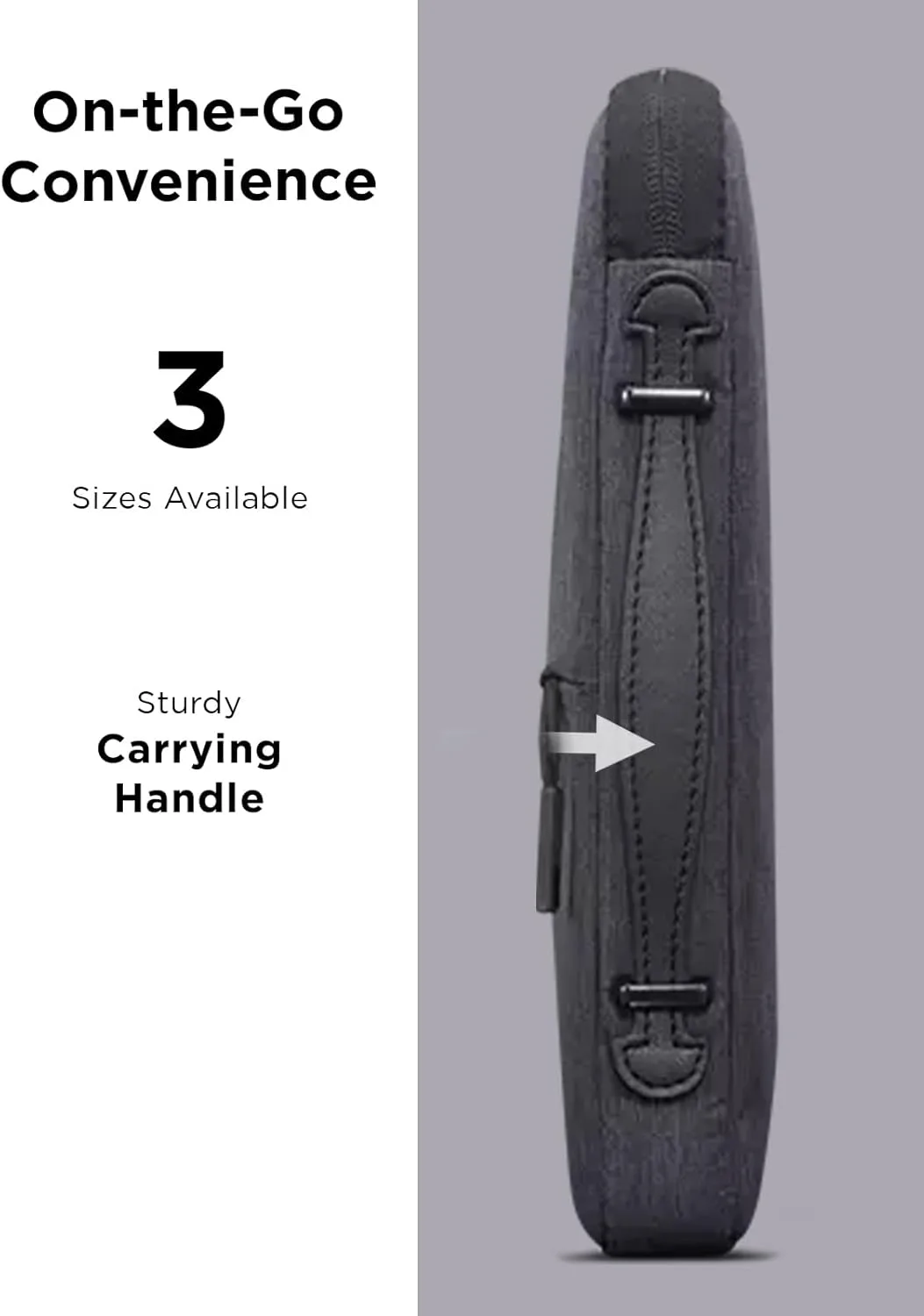 Lenovo Urban Laptop Sleeve 14 Inch - Water Resistant, Charcoal Grey