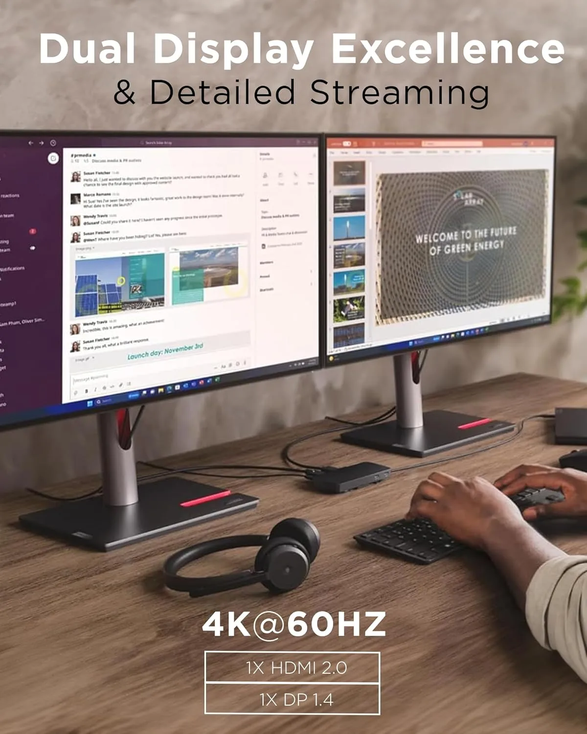 Lenovo USB-C Dual Display Dock