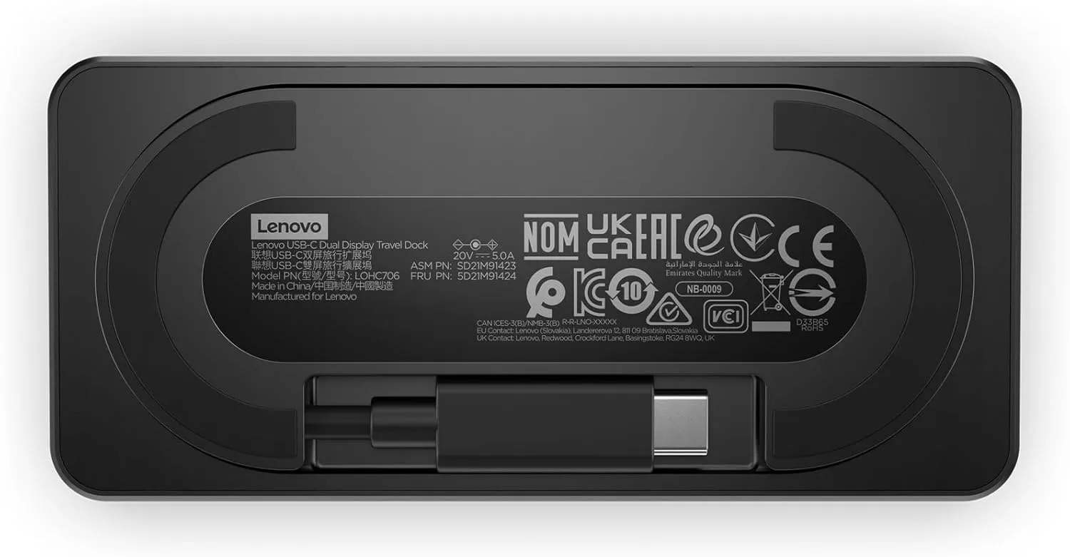 Lenovo USB-C Dual Display Dock