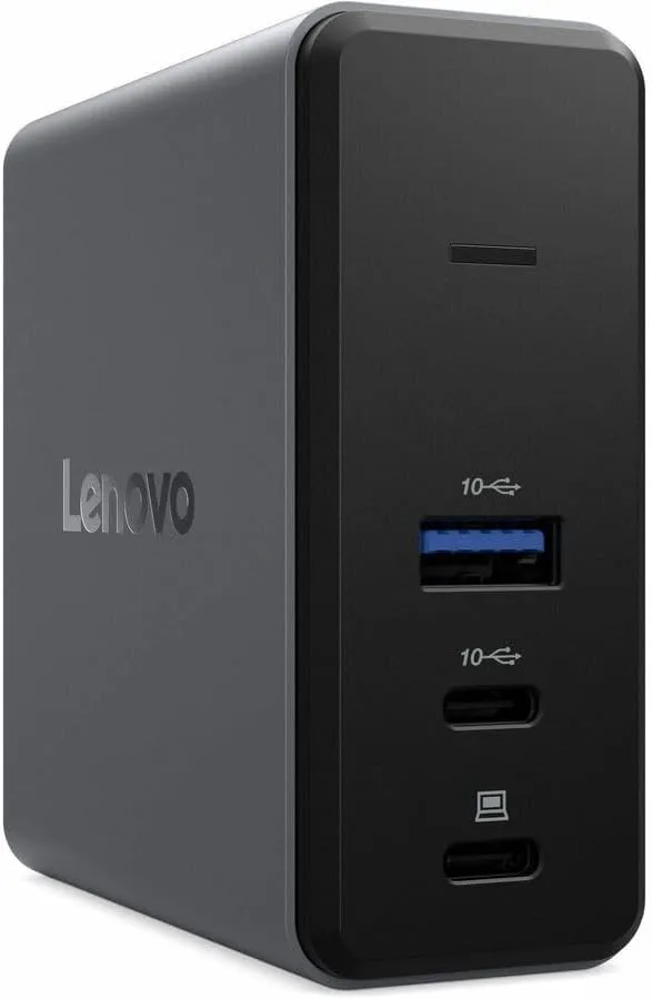 Lenovo USB-C GaN Travel Dock with 65W Integrated Power